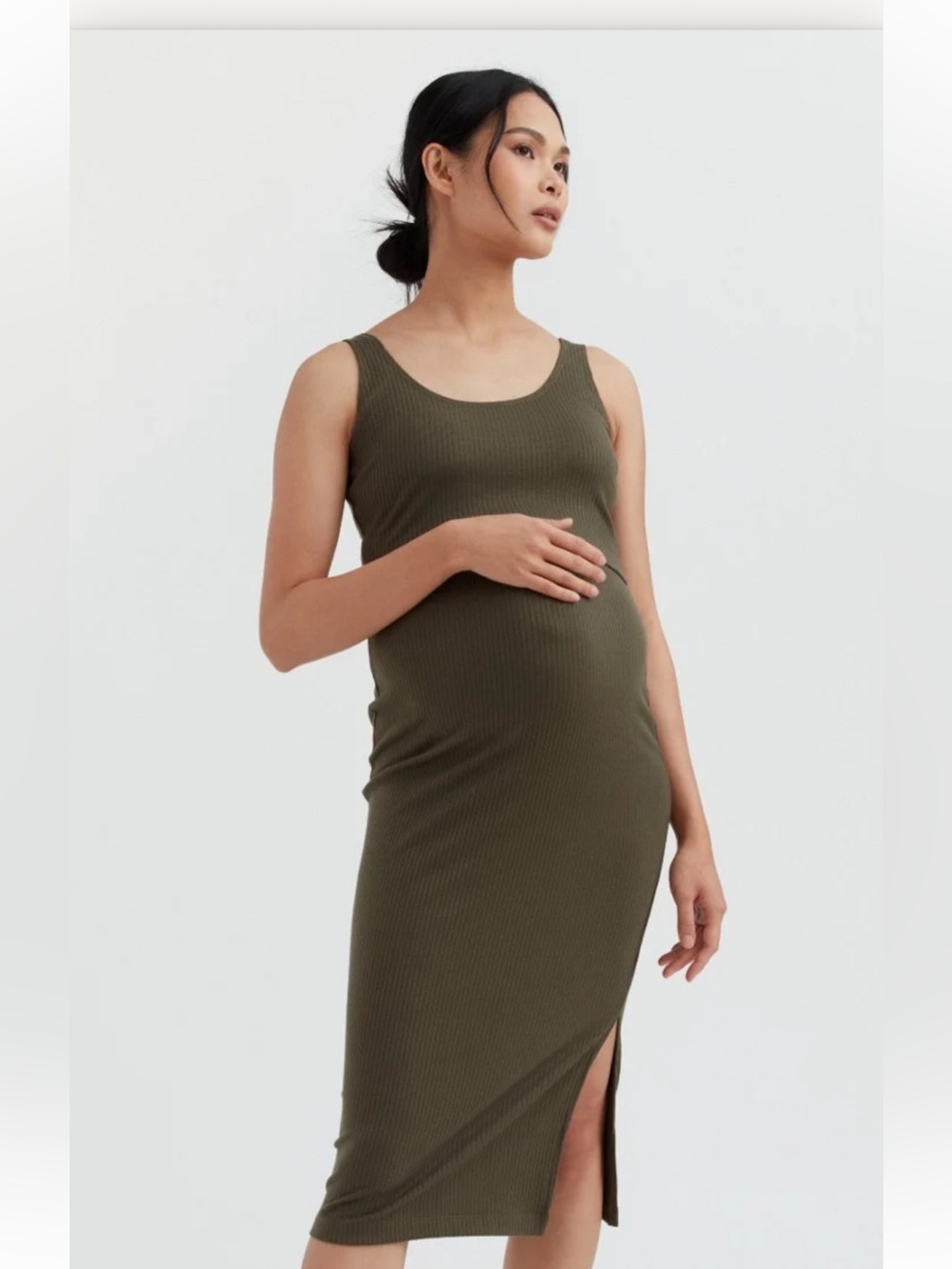 Carry Maternity Maeve Rib Tank Nursing Dress